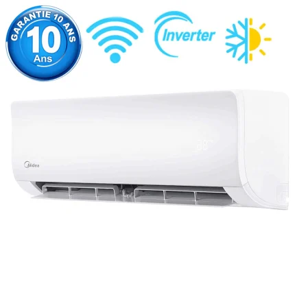 CLIMATISEUR MIDEA INVERTER CHAUD FROID SMART 12000 BTU