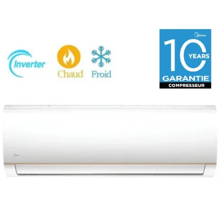CLIMATISEUR MIDEA INVERTER CHAUD FROID SMART 9000 BTU