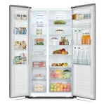 RÉFRIGÉRATEUR HISENSE SIDE BY SIDE INVERTER RS3P518NMC 519 L NoFrost - INOX 2