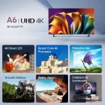 TV HISENSE 50 A6N 4K UHD SMART TV NOIR - 50A6N 2