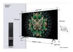TV TCL 55 55C6K 4K QD-Mini LED SMART Google TV 7