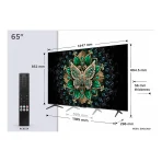 TV TCL 65 65C6K 4K QD-Mini LED SMART Google TV 7