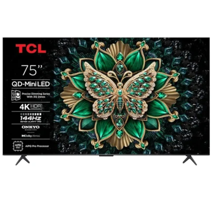 TV TCL 75 75C6K 4K QD-Mini LED SMART Google TV
