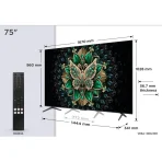 TV TCL 75 75C6K 4K QD-Mini LED SMART Google TV 7