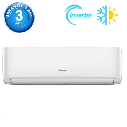 CLIMATISEUR Hisense 12000 BTU INVERTER TROPICALISÉ CHAUD & FROID