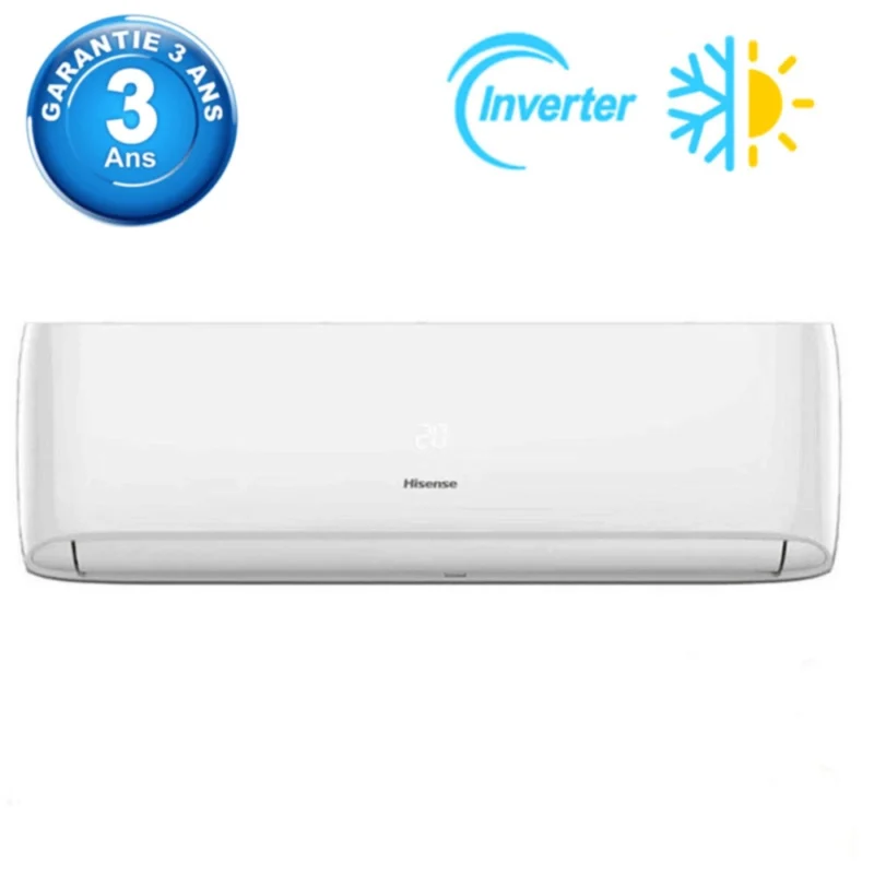 CLIMATISEUR Hisense 12000 BTU INVERTER TROPICALISÉ CHAUD & FROID