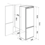RÉFRIGÉRATEUR ENCASTRABLE COMBINÉ FOCUS LINE FILO3200 NOFROST – Image 2
