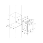 FOUR ENCASTRABLE FOCUS F522X 60 CM - INOX – Image 2