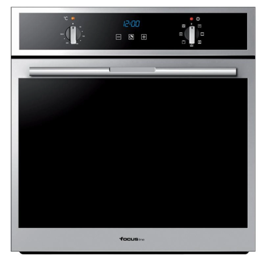 FOUR ENCASTRABLE FOCUS MULTIFONCTION ÉLECTRIQUE QUADRA 56 58 LITRES INOX FOUR ENCASTRABLE FOCUS MULTIFONCTION ÉLECTRIQUE QUADRA 56 58 LITRES INOX