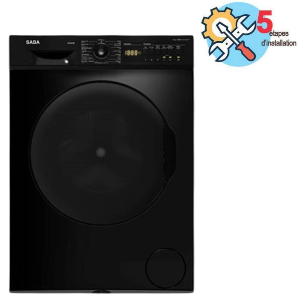 LAVE LINGE FRONTAL SABA ML0914B 9KG - NOIR LAVE LINGE FRONTAL SABA ML0914B 9KG - NOIR