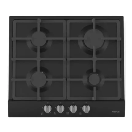 PLAQUE DE CUISSON ENCASTRABLE FOCUS F8004BS 4 FEUX 60CM THERMOCOUPLE- NOIR