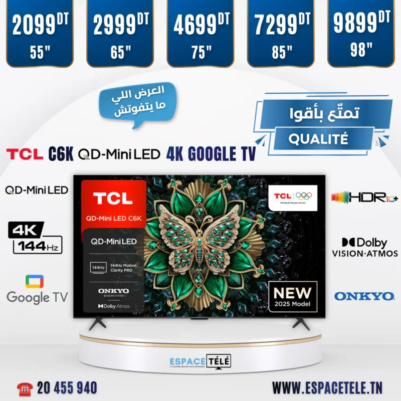 Slide Mobile TV TCL C6K Espace Tele u