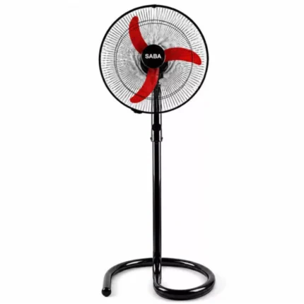 VENTILATEUR SUR PIED SABA SMART PIANO 18 - NOIR ET ROUGE
