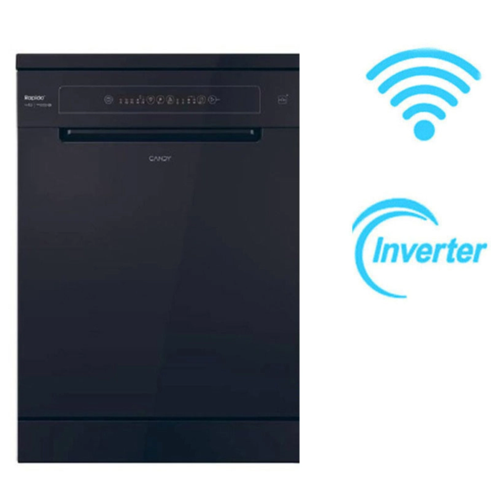 LAVE VAISSELLE CANDY SMART INVERTER CF3E9L0B-80 13 COUVERTS NOIR LAVE VAISSELLE CANDY SMART INVERTER 13 Couverts CF3E9L0B-80 NOIR – Image 1