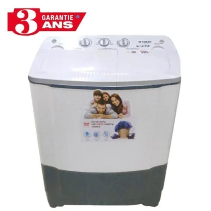 MACHINE A LAVER SEMI-AUTOMATIQUE FRESH TTW-09W 9KG - BLANC
