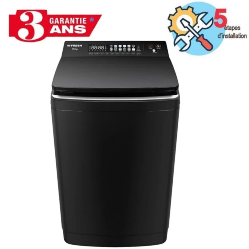 MACHINE A LAVER TOP FRESH FTM-15B 15KG - NOIR