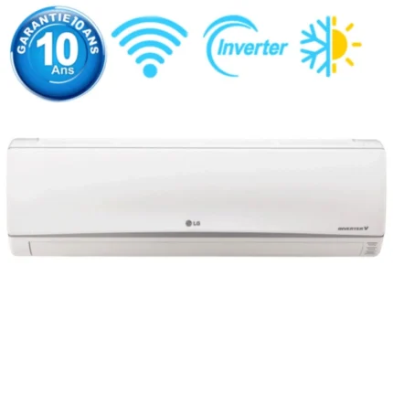 CLIMATISEUR LG 12000 BTU INVERTER DUALCOOL E LOOK CHAUD FROID WIFI